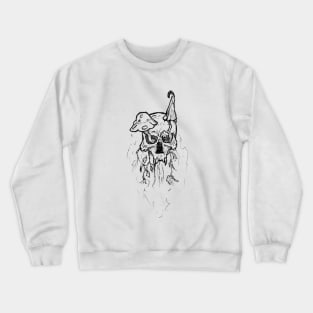 Mushroom Skull Crewneck Sweatshirt